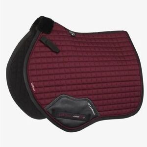 LeMieux Junior Pro Jump Pad EUC Equestrian Eventing Burgundy Saddle Pad